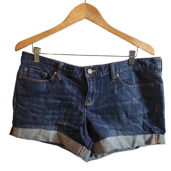 Banana Republic Factory Pants - Banana Republic Denim Cuffed Blue Jean  Shorts